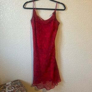 Be Smart Red Floral Dress